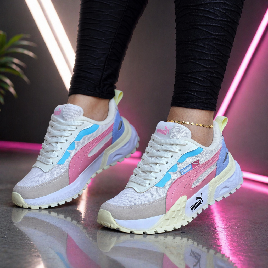 Zapatillas Puma para mujer + ¡3 pares de calcetines de regalo!