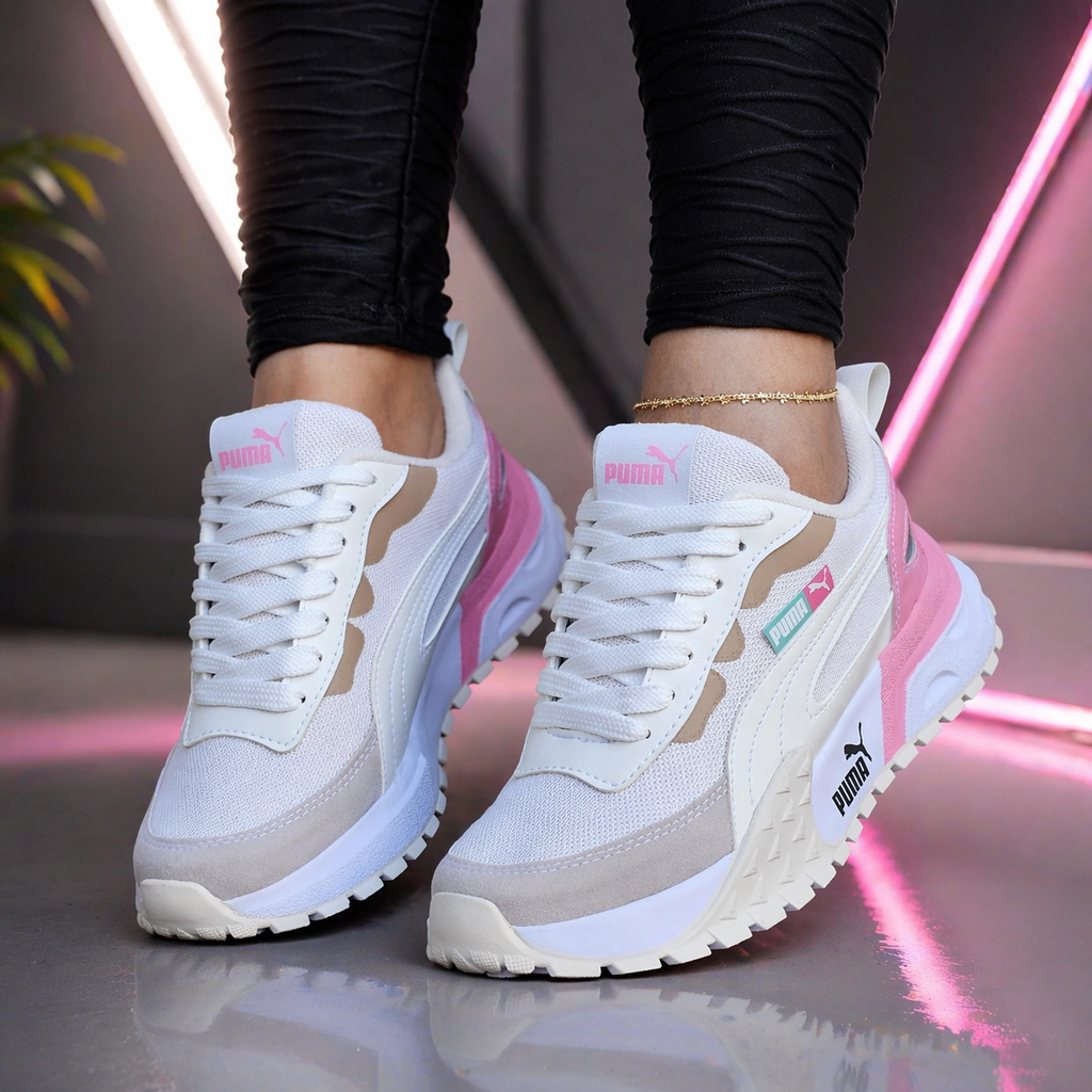 Zapatillas Puma para mujer + ¡3 pares de calcetines de regalo!